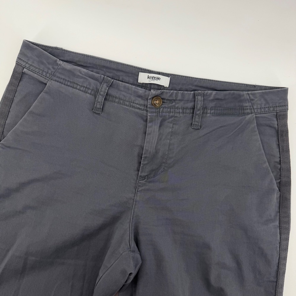 Kensie Jeans Women's Gray Chinos‎ Pants Size 6/28 Casual Career
